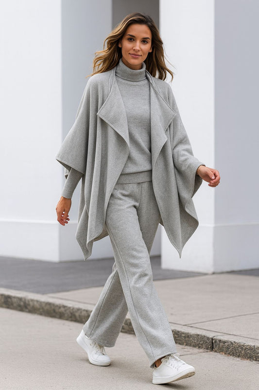 Elena – Completo Cardigan, Maglia & Pantalone